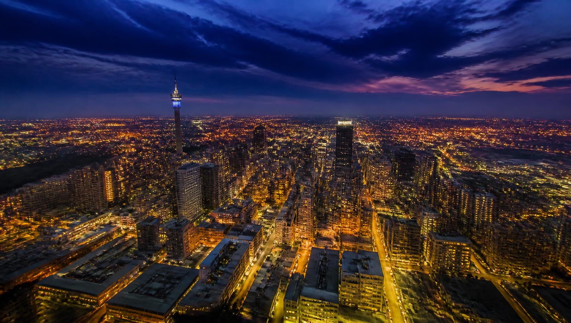 Johannesburg city panorama